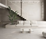 Dlažba jako kámen Azuvi Monreale Sand 90x90 Mat. Rett. - bílá