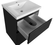 Aqualine Altair Umyvadlová Skříňka 52x72,5x45cm, černá Mat