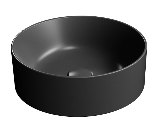 Gsi Kube X Keramické Umyvadlo Na Desku, Průměr 40cm, černá Mat
