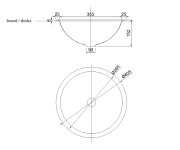 Nofer Zápustné Umyvadlo Nerezové, Průměr 405mm