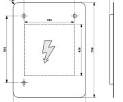 Sapho Senfineco Zrcadlo S Led Osvětlením 65x79cm, 3d Efekt