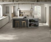 Dlažba jako dřevo Pastorelli AK Arkè Cappuccino 20x120 Matt. Rett. - béžová