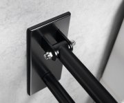Sapho Handicap Madlo Sklopné 813mm, černá Mat