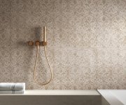 Květinová dlažba Del Conca Deco Studio Damascus 60x120 Rett. - béžová