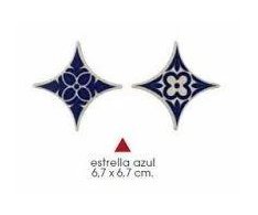 Borja RusNatCer Pirita Estrella Azul Cotto 6,7x6,7