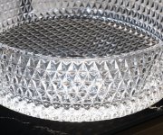 Sapho Maragua Skleněné Gravírované Umyvadlo Na Desku ø 39,5cm, čirá