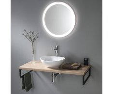 Aqualine Vega Deska Pod Umyvadlo 52x45cm, Dub Platin
