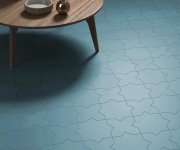 Dlažba Equipe Porto Cross Azure 12x12 - bílá