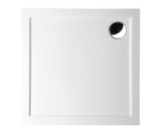 Polysan Karia Sprchová Vanička Z Litého Mramoru, čtverec 90x90cm, Bílá