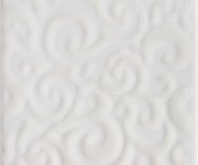 Vzorovaný dekor Aleluia Urban Atelier Decor Glam Branco 10x10 - bílá