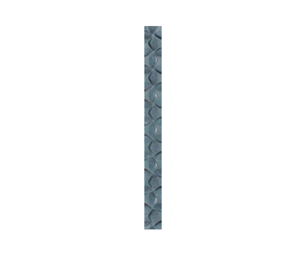 Dekor Settecento Dunes Listello Terminale Dunes Grigio Perla 8x96,3  - šedá
