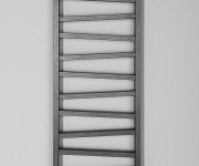 Sapho Zig Otopné Těleso 500x1572mm, Antracit