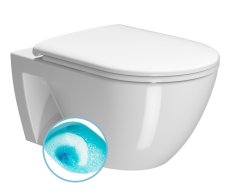Gsi Pura Economy Závěsná Wc Mísa, Swirlflush, 36x55cm, Bílá Extraglaze