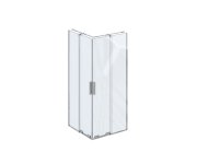 Sprchový kout Roll RORV2 - RORV2 80x80, lesk+transparent X14V40C00Z1