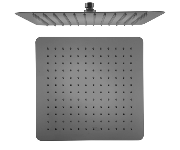 Sapho Slim Hlavová Sprcha, 300x300mm, Gun Metal