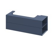 SD Lite 120 L/P skříňka pod umyvadlo - SD Lite 120 P skříňka pod umyvadlo Deepsea Blue X000001893