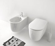 Kerasan Nolita Závěsná Wc Mísa, Rimless, 35x55cm, Bílá
