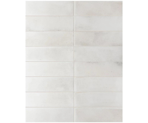 Dlažba jako kámen Equipe Raku White 6x18,6 - bílá