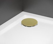 Polysan Vaničkový Sifon, Průměr 90mm, Dn40, Nízký, Krytka Zlato