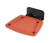 Sprchové sedátko Ovo B II - Sedátko Ovo B II, černá/orange B8F0000061