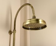 Sapho Vanity Sprchový Sloup K Napojení Na Baterii, Hlavová, Ruční Sprcha, Bronz