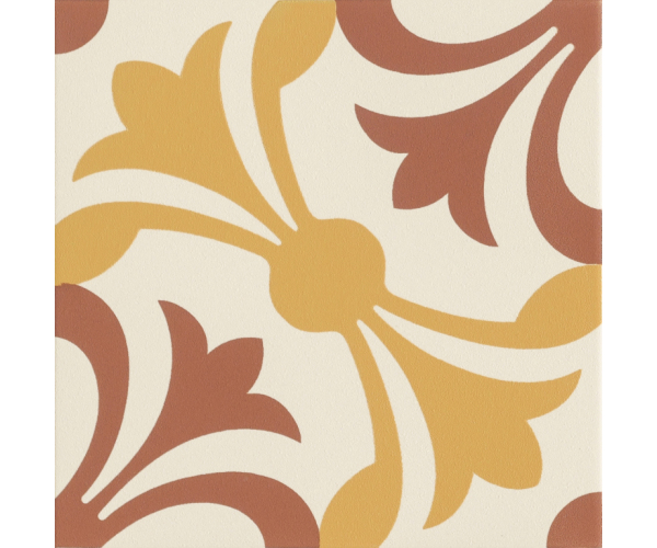Retro dlažba Grazia Althaus Lipsia Cotto/Ocra 20x20