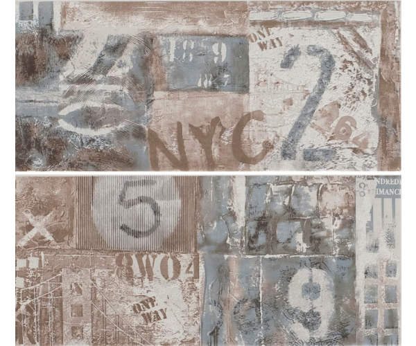 Dekor jako kámen Polis N.Y.C. Decoro Murales Hot A+B 20x45