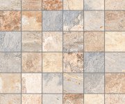 Mozaika jako kámen EdimaxAstor Slaty Mosaico Rombo (8x5) Ochre 26x28 - bílá