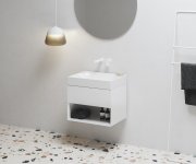 Umyvadlo Lite, bez otvoru pro baterii, bez přepadu - Umyvadlo Lite 60, bez otvoru pro baterii, bez přepadu XJX01360000