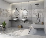 Dlažba jako beton Deceram PAM Atrium Nuva Perla 60x60 Rett. - šedá (skladem)