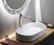 Isvea Infinity Oval Keramické Umyvadlo Na Desku, 55x36cm, Bílá