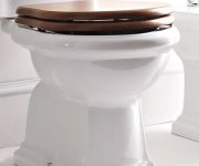 Kerasan Retro Wc Sedátko Soft Close, Ořech/chrom