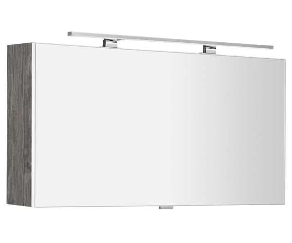 Sapho Cloe Galerka S Led Osvětlením 100x50x18cm, Dub Stříbrný