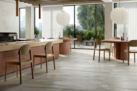 Restaurace s podlahou Winter Green ze serie Coem Crystal