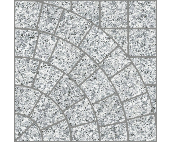 Dlažba jako kámen Codicer Calzada Arco Granite White 50x50 - šedá