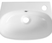 Aqualine Velsa Keramické Umývátko 40x29cm, Bílá