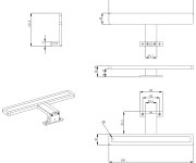 Sapho Miraka Led Svítidlo 5w, 230v, 300x35x120mm, Ip44, Akryl, Chrom