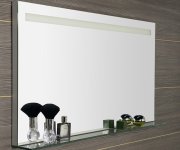 Sapho Breto Zrcadlo S Led Osvětlením A Policí 120x60,8cm