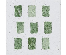 Cir Forever Color Gemstone Mix White 20x20 MIX
