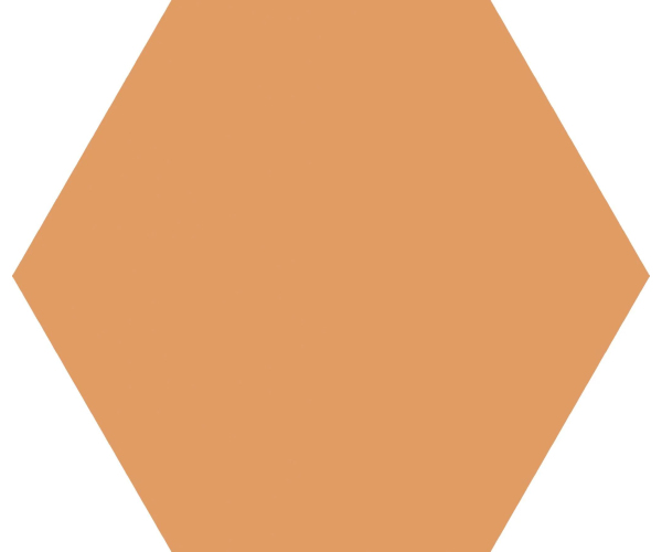 Dlažba Codicer Basic Antelope Hex 25 22x25 - oranžová
