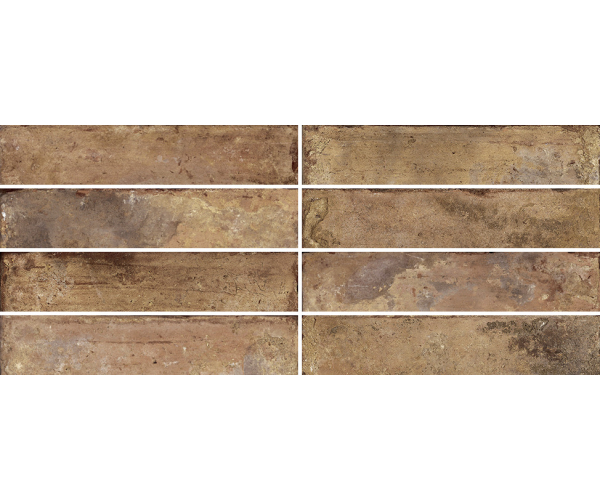 Dlažba jako cihla Sichenia Pavé Brick Cotto 8x41 - hnědá