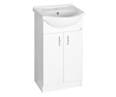 Aqualine Simplex Economy 50 Umyvadlová Skříňka Včetně Umyvadla 47x83,5x29cm