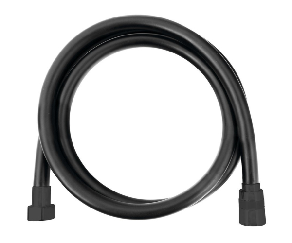 Sapho Softflex Plastová Sprchová Hadice, 200cm, černá Mat