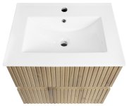 Aqualine Paneda Strip Umyvadlová Skříňka 59,5x55x45,2cm, Dub Emporio