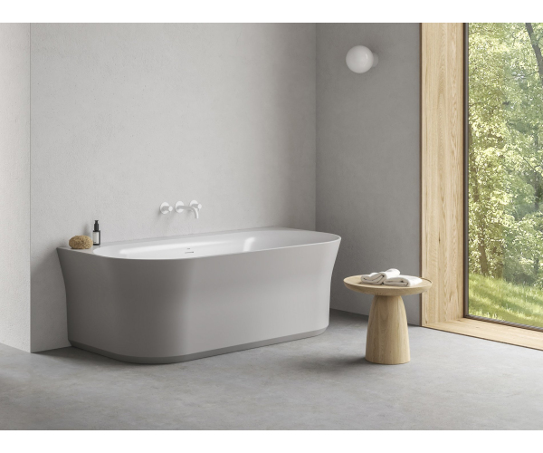 Vana Ypsilon Wall - Vana Ypsilon Wall 178x86, volně stojící, Smoke Grey/bílá, krytka 
