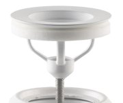 Omp Tea Umyvadlová Výpust 5/4“, Click-clack, Velká Zátka, 10-45mm, Bílá Mat