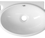 Sapho Ribera Keramické Umývátko Rohové 43x28,5cm, Otvor Pro Baterii Vlevo, Bílá