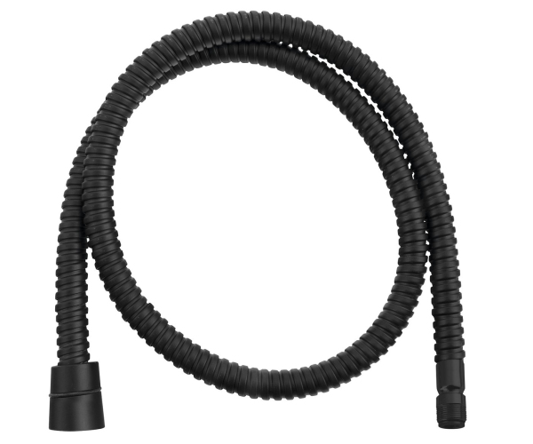 Sapho Sprchová Hadice Pro Výsuvné Sprchy, F1/2"-m15x1, 150cm, černá Mat