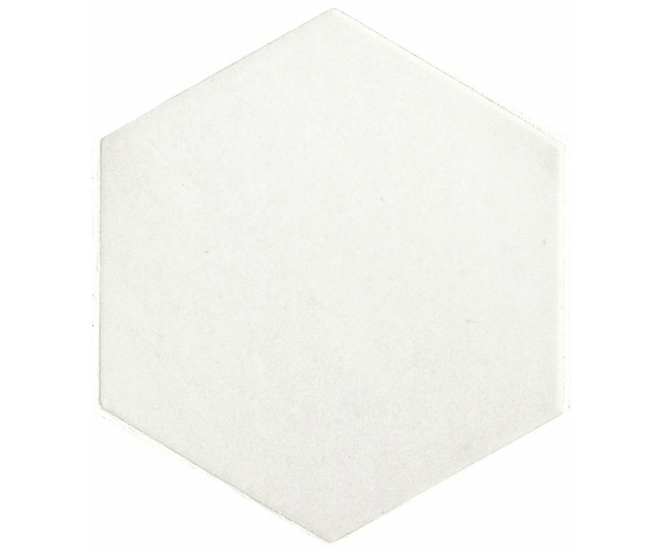 Dlažba jako kámen Ape Sintra Hexa  Ice White 13,9x16 - bílá