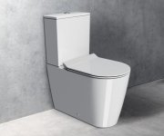 Gsi Kube X Wc Kombi, Swirlflush, Spodní/zadní Odpad, Bílá Extraglaze